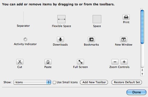 BrowserTools selection